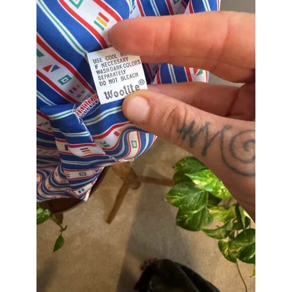 Vintage 70’s Retro Lady Manhattan Short Sleeve Blouse - Picture 9 of 9